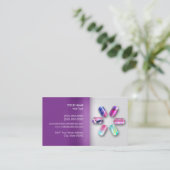 Carte de visite de rendez-vous de technicien de (Debout devant)