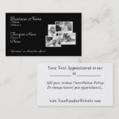 Carte de visite de rendez-vous de thérapie de (Devant / Derrière)
