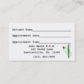 Carte de visite de rendez-vous dentaire (Devant)