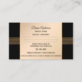 Carte de visite de rendez-vous du formateur de con (Dos)