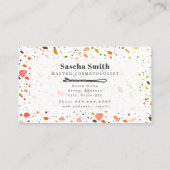 Carte de visite de rendez-vous du salon de coiffur (Dos)