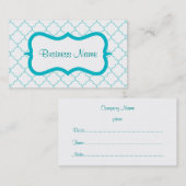 Carte de visite de rendez-vous élégant (Devant / Derrière)