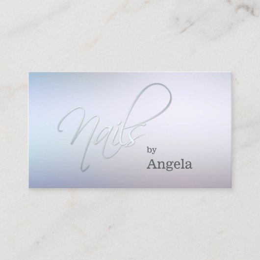 Carte de visite de rendez-vous Nail Studio (Devant)