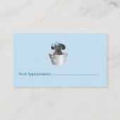 Carte de visite de rendez-vous pour animaux de com (Dos)