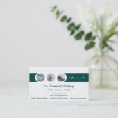 Carte de visite de rendez-vous pour dentiste (Debout devant)