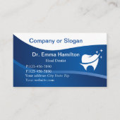 Carte de visite de rendez-vous pour le logo dentai (Devant)