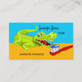 Carte de visite de rendez-vous pour un pédiatre mi (Devant)