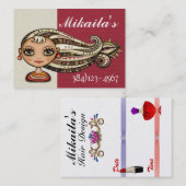 Carte de visite de rendez-vous Société Diva (Devant / Derrière)