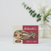 Carte de visite de rendez-vous Société Diva (Debout devant)