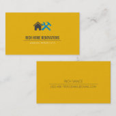 Carte de visite de rénovation résidentielle profes (Devant / Derrière)