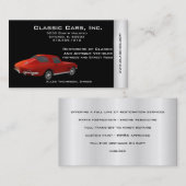 Carte de visite de réparation automatique (Devant / Derrière)