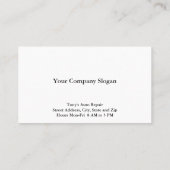 Carte de visite de réparation automatique (Dos)