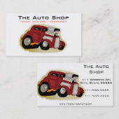 Carte de visite de réparation automatique (Devant / Derrière)