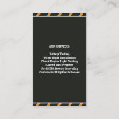 Carte de visite de réparation automatique (Dos)