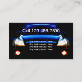 Carte de visite de réparation automatique cool (Dos)