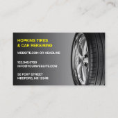 Carte de visite de réparation automatique des pneu (Devant)