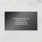 Carte de visite de réparation automobile (Dos)