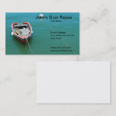 Carte de visite de réparation de bateau (Devant / Derrière)