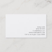 Carte de visite de réparation de chaussures (Dos)