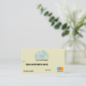 carte de visite de réparation de crédit (Debout devant)