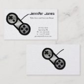 Carte de visite de réparation de jeu vidéo (Devant / Derrière)