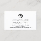 Carte de visite de réparation de la plomberie (Dos)