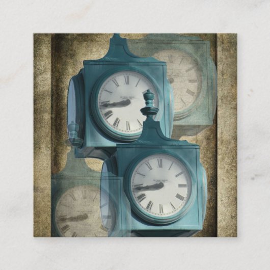 Carte de visite de réparation de l'horloge (Devant)