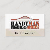 Carte de visite de réparation de maison Handyman p (Devant)