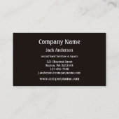 Carte de visite de réparation de meubles usagés (Dos)