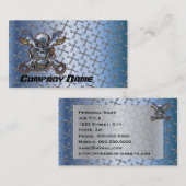 Carte de visite de réparation de moto (Devant / Derrière)