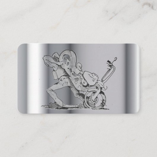 Carte de visite de réparation de motocyclette (Devant)