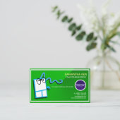 Carte de visite de réparation de PC de souris de G (Debout devant)