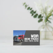 Carte de visite de réparation de pièces de semi-ve (Debout devant)