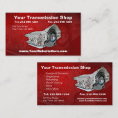 Carte de visite de réparation de transmission pers (Devant / Derrière)