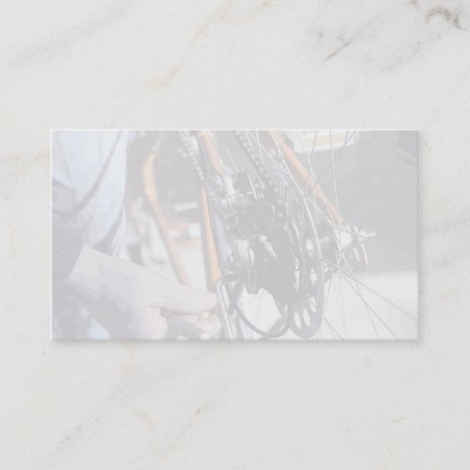 carte de visite de réparation de vélo (Devant)