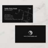 Carte de visite de réparation de vélos (Devant / Derrière)