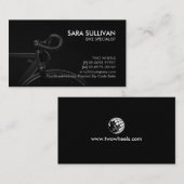 Carte de visite de réparation de vélos (Devant / Derrière)