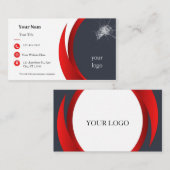 Carte de visite de réparation de verre automatique (Devant / Derrière)