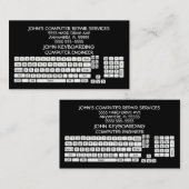 Carte de visite de réparation d'ordinateur (Devant / Derrière)