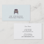 Carte de visite de réparation et de finition du mo (Devant / Derrière)