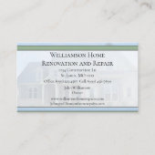 Carte de visite de réparation et de rénovation (Devant)