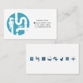 Carte de visite de réparation et de service de plo (Devant / Derrière)