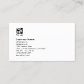 Carte de visite de réparation pare-brise en verre  (Dos)