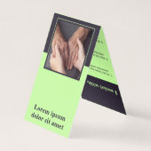 Carte de visite de réseau professionnel des soins  (Back)