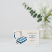 Carte de visite de réservation de croisière de lux (Debout devant)