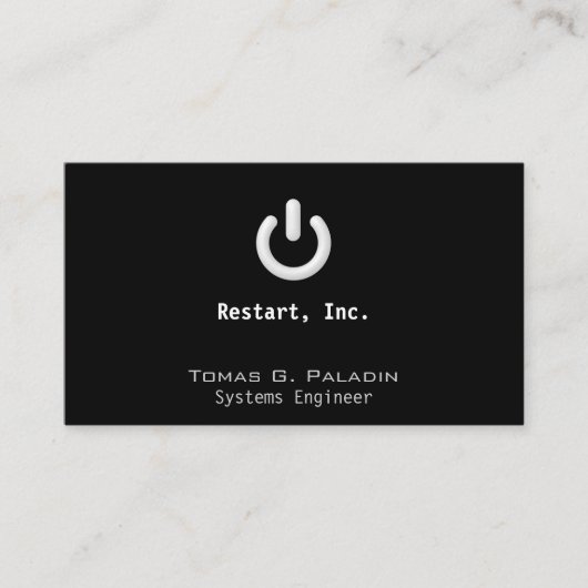 Carte De Visite De réserve (Devant)