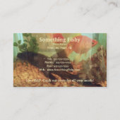 Carte de visite de réservoir de poisson (Devant)