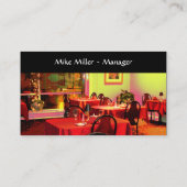 Carte de visite de restaurant (Dos)