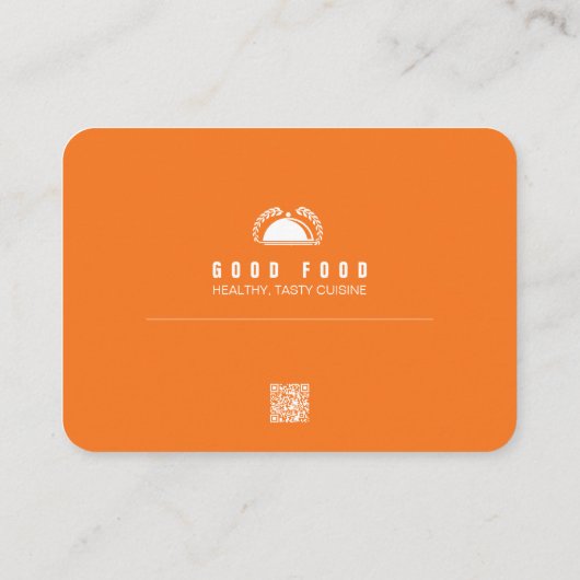 carte de visite de restaurant (Dos)