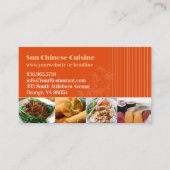 Carte de visite de restaurant asiatique (Devant)